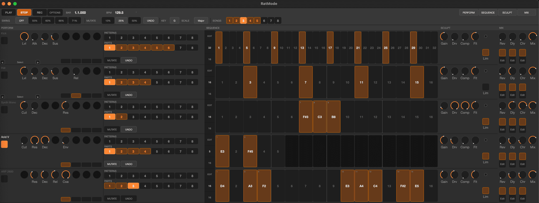 RATMODE interface